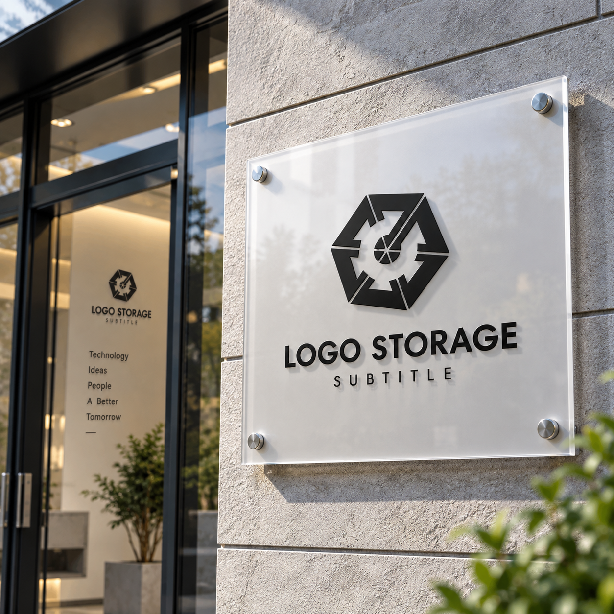 C 六角形 矢印 循環 技術 先進的 ロゴデザイン ロゴ販売 ロゴストレージ