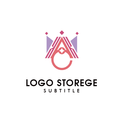 Aと王冠を組み合わせたロゴ