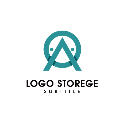 Aと人を組み合わせたロゴ