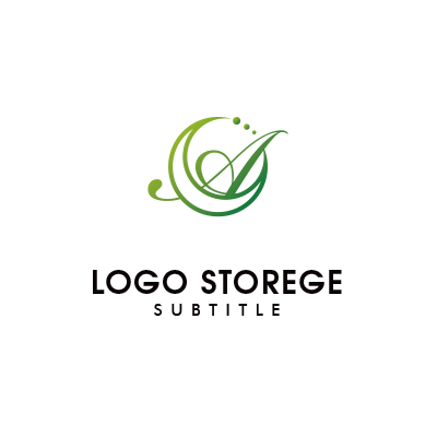 Aを使用したナチュラルなロゴ