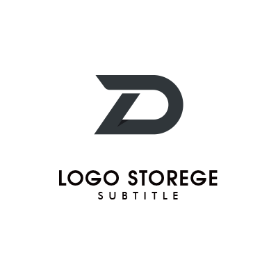 Dをモチーフにしたロゴ