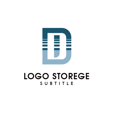 Dをモチーフにしたロゴ