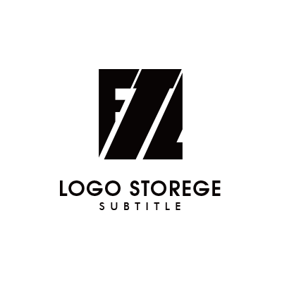 F,T,Lをモチーフにしたロゴ