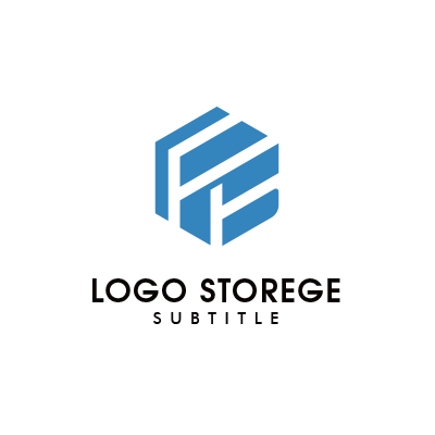 Fをモチーフにしたロゴ