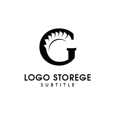 Gと餃子をモチーフにしたロゴ