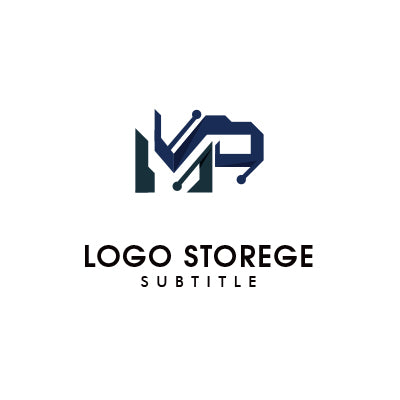 Mをモチーフにしたロゴ