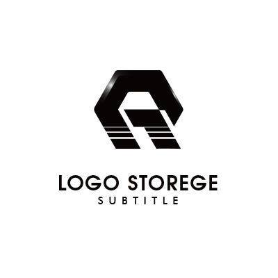 Rをモチーフにしたロゴ