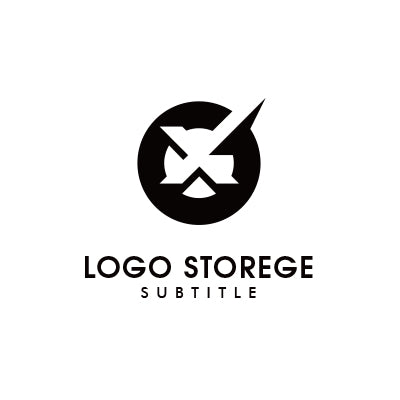 Xをモチーフにしたロゴ