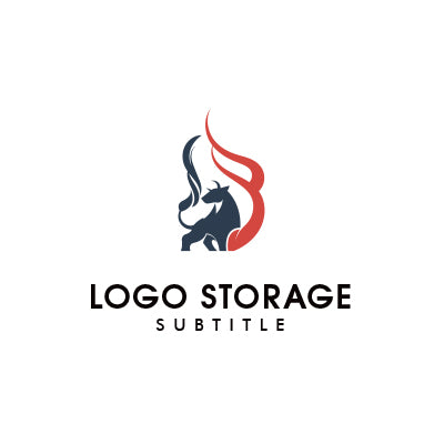 「牛」をモチーフにしたロゴ