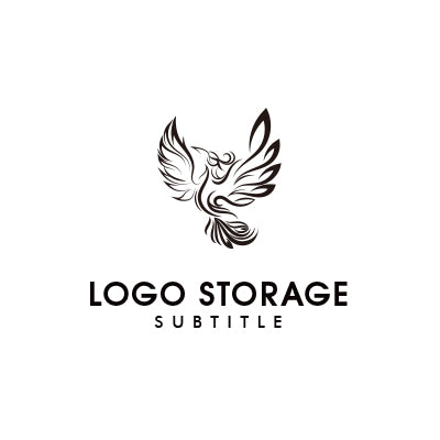 「フェニックス」をモチーフにデザインしたロゴ