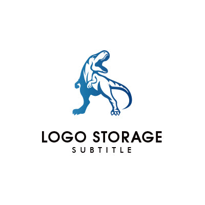 「恐竜」をモチーフにしたロゴ