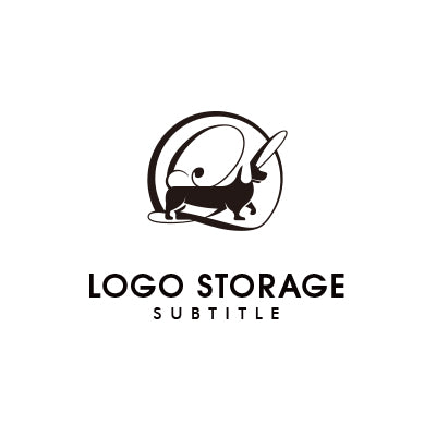 「犬」「L」をモチーフにデザインしたロゴ