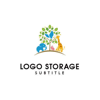 「動物」「自然」をモチーフにデザインしたロゴ