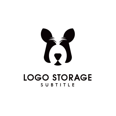 「犬」をモチーフにデザインしたロゴ