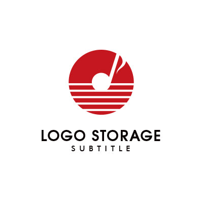 「音符」をモチーフにデザインしたロゴ