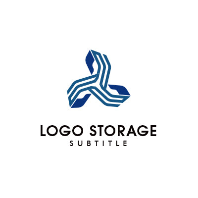 「幾何学模様」をモチーフにデザインしたロゴ