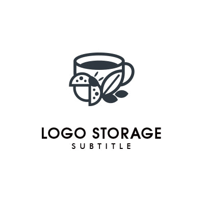 「テントウムシ」「コーヒー」をモチーフにデザインしたロゴ