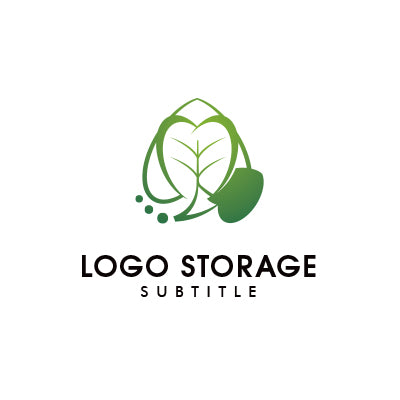 「葉」をモチーフにデザインしたロゴ