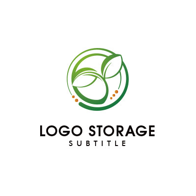 「葉」をモチーフにデザインしたロゴ