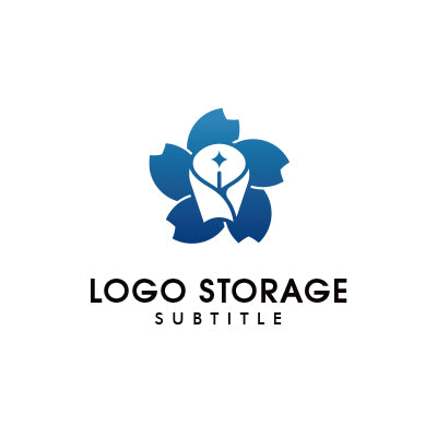 「歯」「桜」をモチーフにデザインしたロゴ