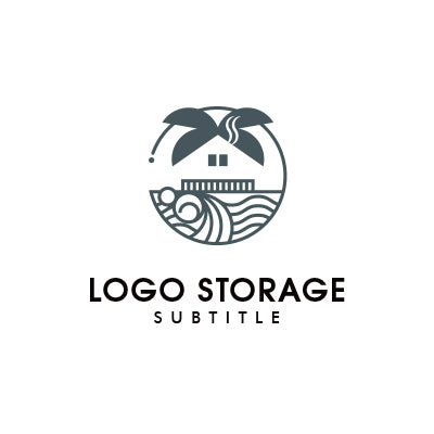 「建物」「自然」をモチーフにデザインしたロゴ