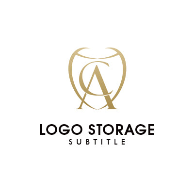 アルファベットの「A」「歯」をモチーフにデザインしたロゴ