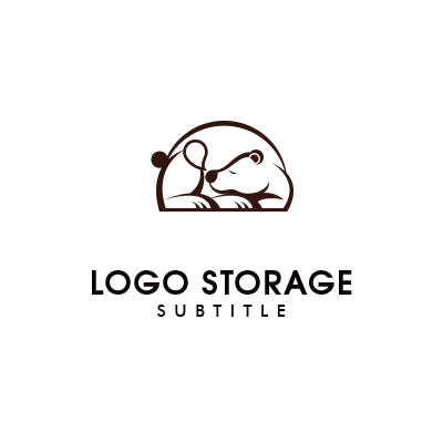 「シロクマ」をモチーフにデザインしたロゴ