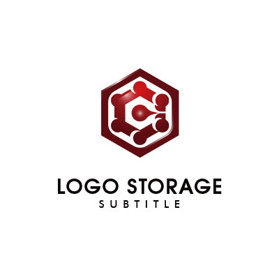 「幾何学的」な形状をモチーフにデザインしたロゴ