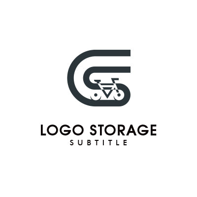 アルファベットの「S」「C」「自転車」をモチーフにデザインしたロゴ