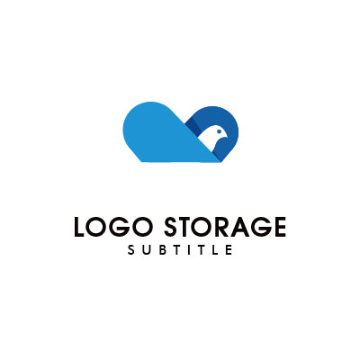 「鳥」「家」をモチーフにデザインしたロゴ