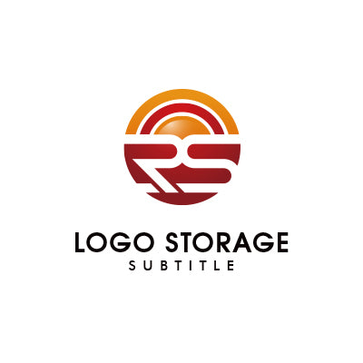 アルファベットの「R」「S」「太陽」をモチーフにデザインしたロゴ