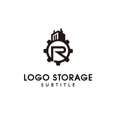 アルファベットの「R」「向上」をモチーフにデザインしたロゴ