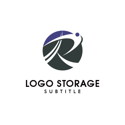 アルファベットの「R」をモチーフにデザインしたロゴ