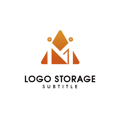 アルファベットの「M」「人」をモチーフにデザインしたロゴ