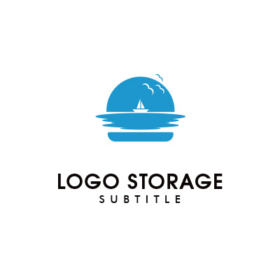 「自然」「船」をモチーフにデザインしたロゴ