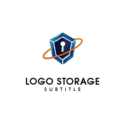 「盾」「鍵」をモチーフにデザインしたロゴ