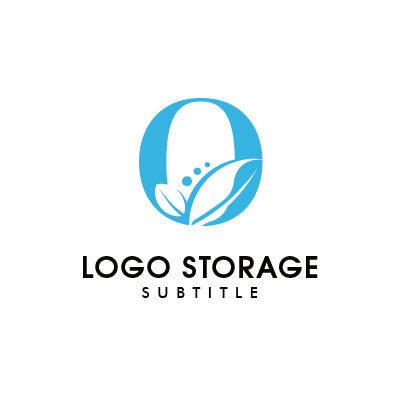 数字の「0」「植物」をモチーフにデザインしたロゴ