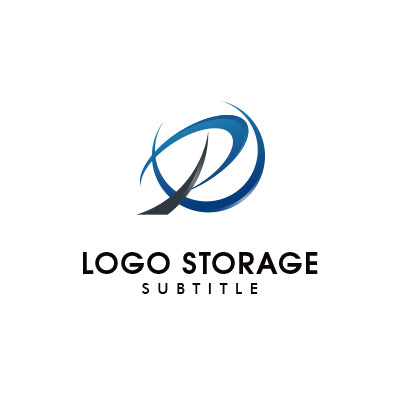 アルファベットの「P」をモチーフにデザインしたロゴ