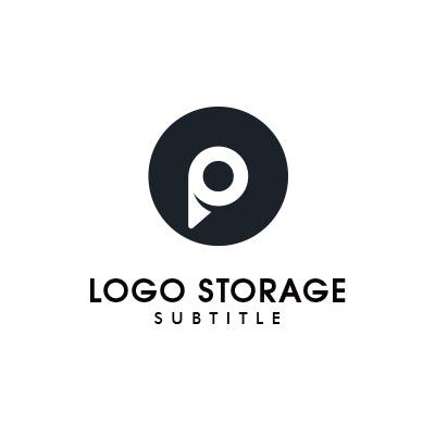 アルファベットの「P」をモチーフにデザインしたロゴ