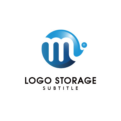 アルファベットの「M」「水滴」をモチーフにデザインしたロゴ