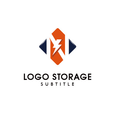 アルファベットの「N」「稲妻」をモチーフにデザインしたロゴ