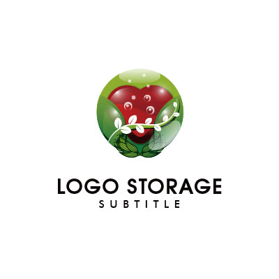 「ハート」「自然」をモチーフにデザインしたロゴ