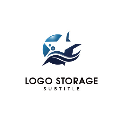 「星」「水」をモチーフにデザインしたロゴ