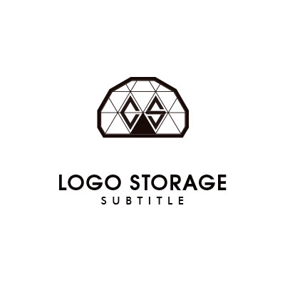 「C」「S」「テント」をモチーフにデザインしたロゴ