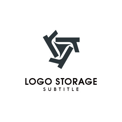 アルファベットの「r」をモチーフにデザインしたロゴ