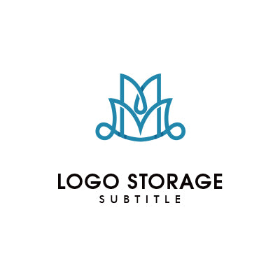 アルファベットの「M」をモチーフにデザインしたロゴ