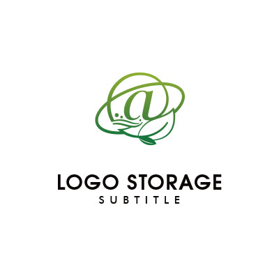 アルファベットの「a」「自然」をモチーフにデザインしたロゴ