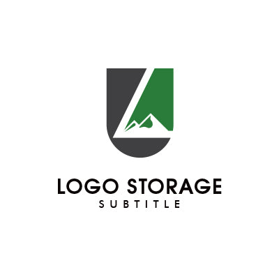 アルファベットの「L」「自然」「山」をモチーフにデザインしたロゴ