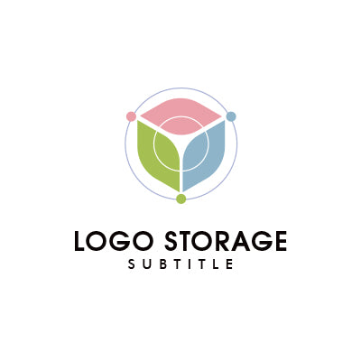 「幾何学的」な形状をモチーフにデザインしたロゴ