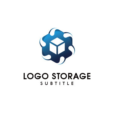 「BOX」「幾何学的」な形状をモチーフにデザインしたロゴ